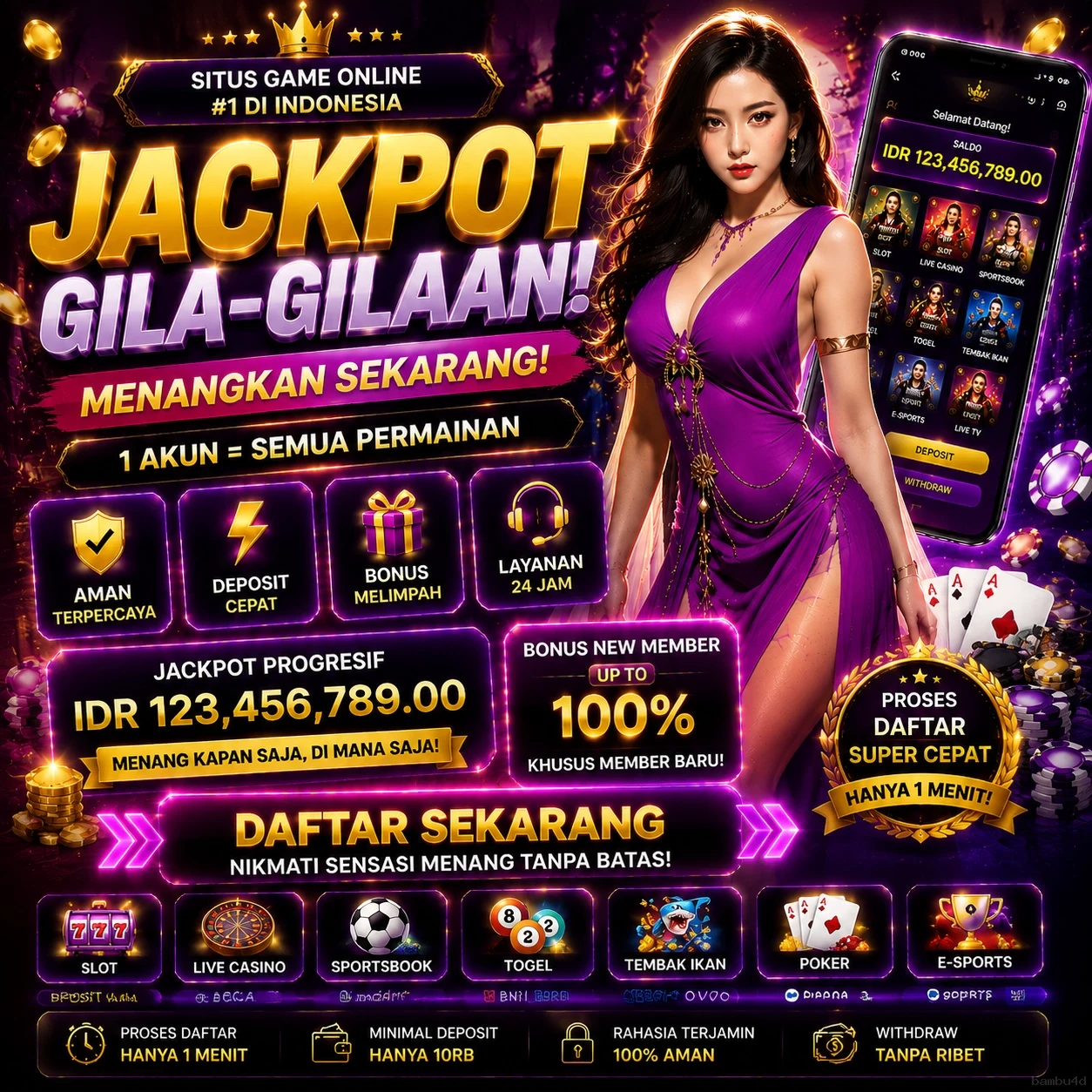 Keunggulan bambu4d dalam Menyediakan Beragam Jenis Aplikasi
